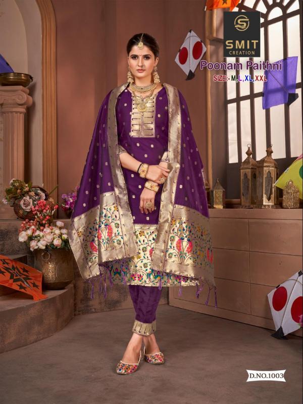 Smit Poonam Paithni Festive Wear Silk Designer Ready Made Collection